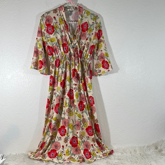 ASOS MATERNITY FLORAL DRESS SIZE 4 NEW - Picture 1 of 9